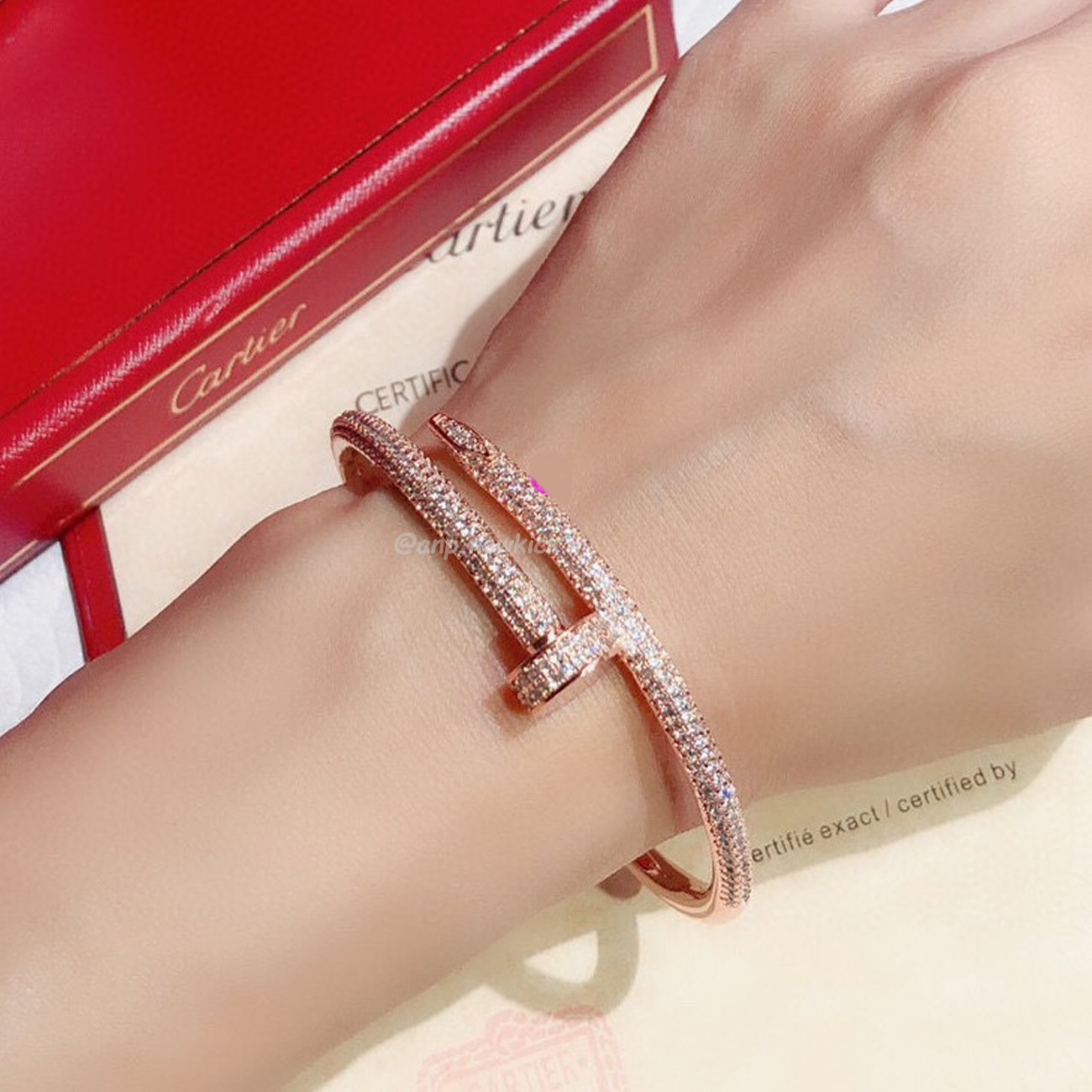 Cartier Bracelet Juste Un Clou Bracelet 18k Rose Gold (7) - newkick.app